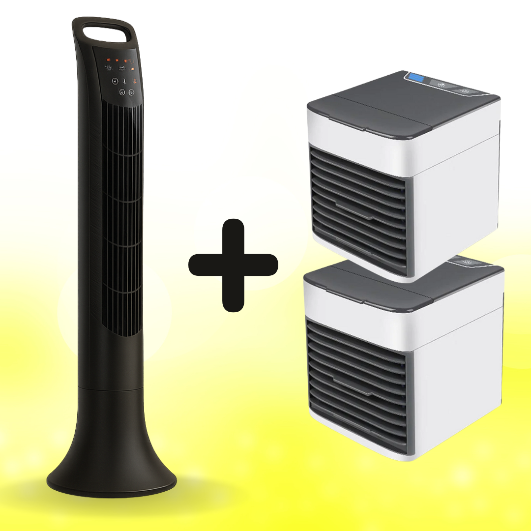 DRŽAČNI VENTILATOR 40 W + 2 MINI KLIMATSKI NAPRAVI GRATIS