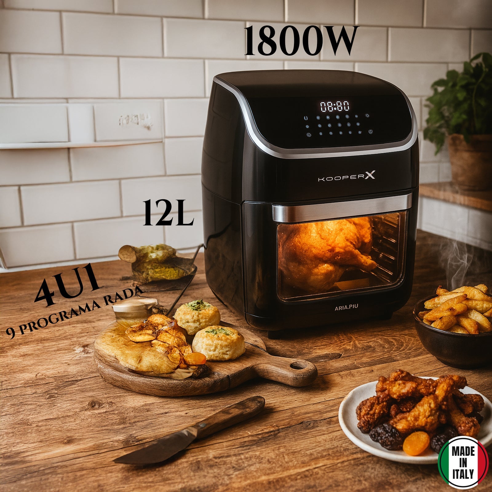 CVRTNIK kooperX 12L 1800W Italija