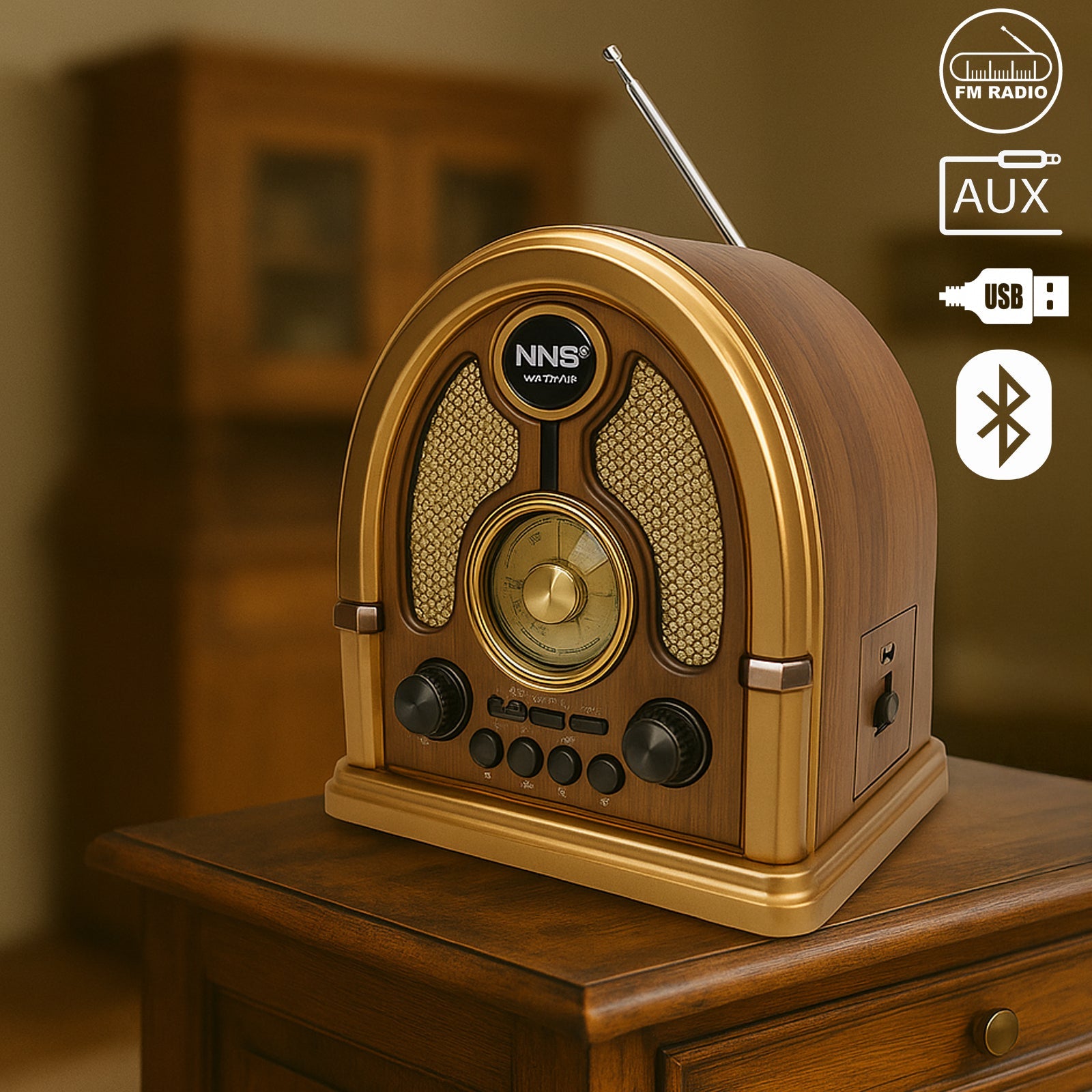 Retro Bluetooth radio NA298