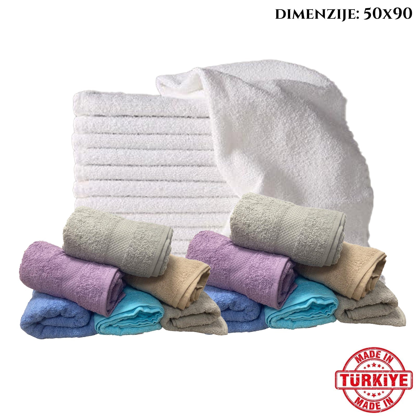 TURŠKE BRISAČE 50X90 12 KOSOV