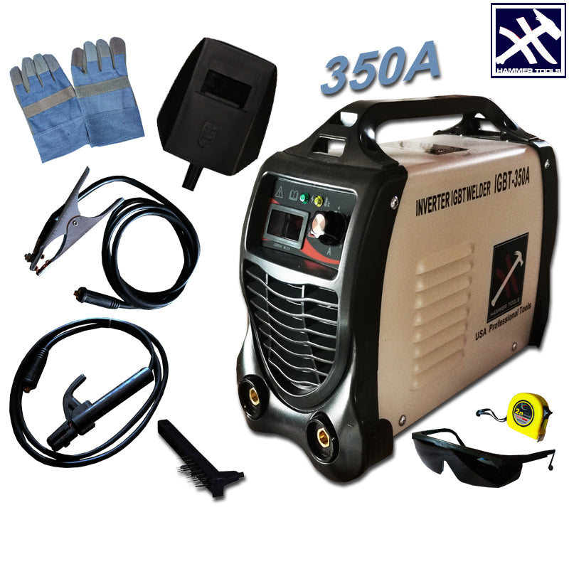 Inverterski varilni aparat s polno opremo 350A Kladivo