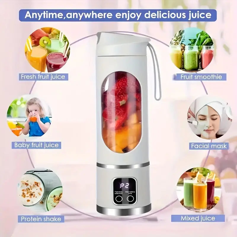 Prenosni sokovnik & mešalnik 450 ml