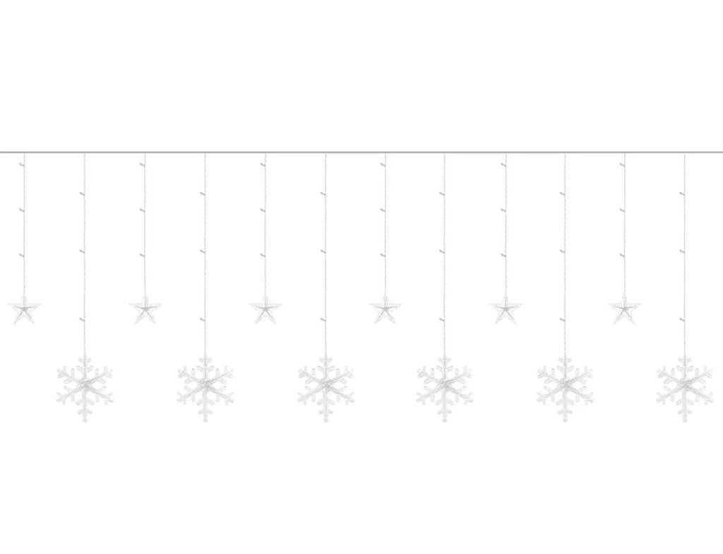 LED SNEŽINKE IN ZVEZDE