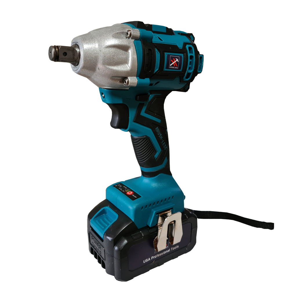 Akumulatorski izvijač Hammer Tools, 2 litij-ionski bateriji + vrtalna glava 1,5–13 mm + 5 nastavkov 18, 19, 20, 21, 22 mm