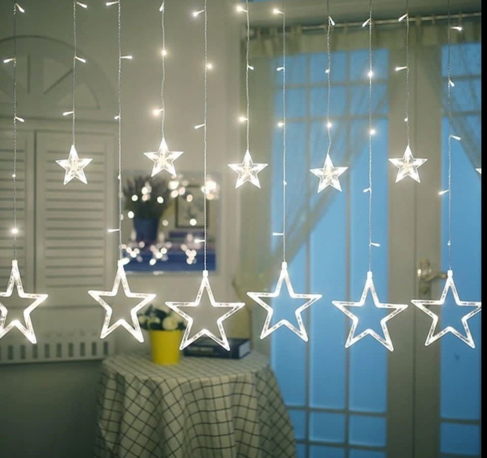 Učinkovita LED božična svetlobna zavesa