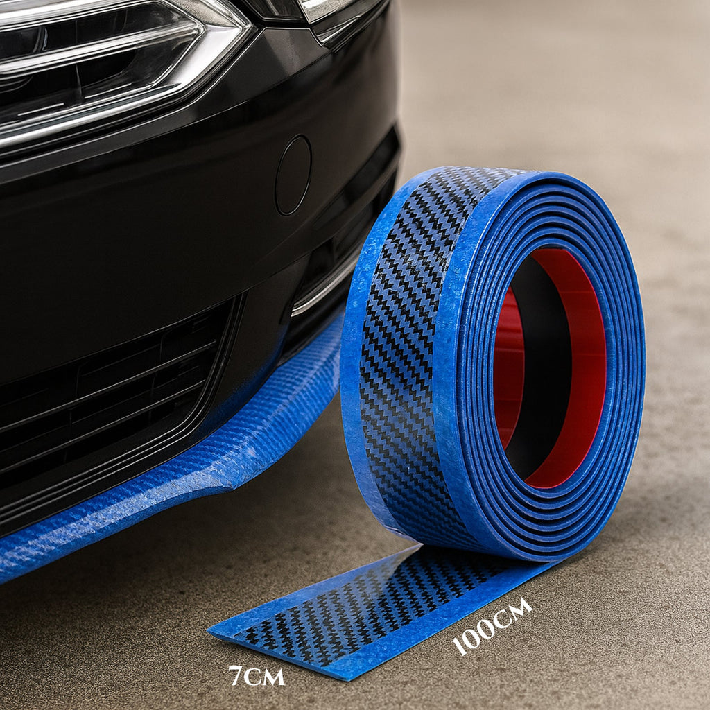 Carbon 5D zaščitni trak za avtomobil (100 cm × 7 cm)