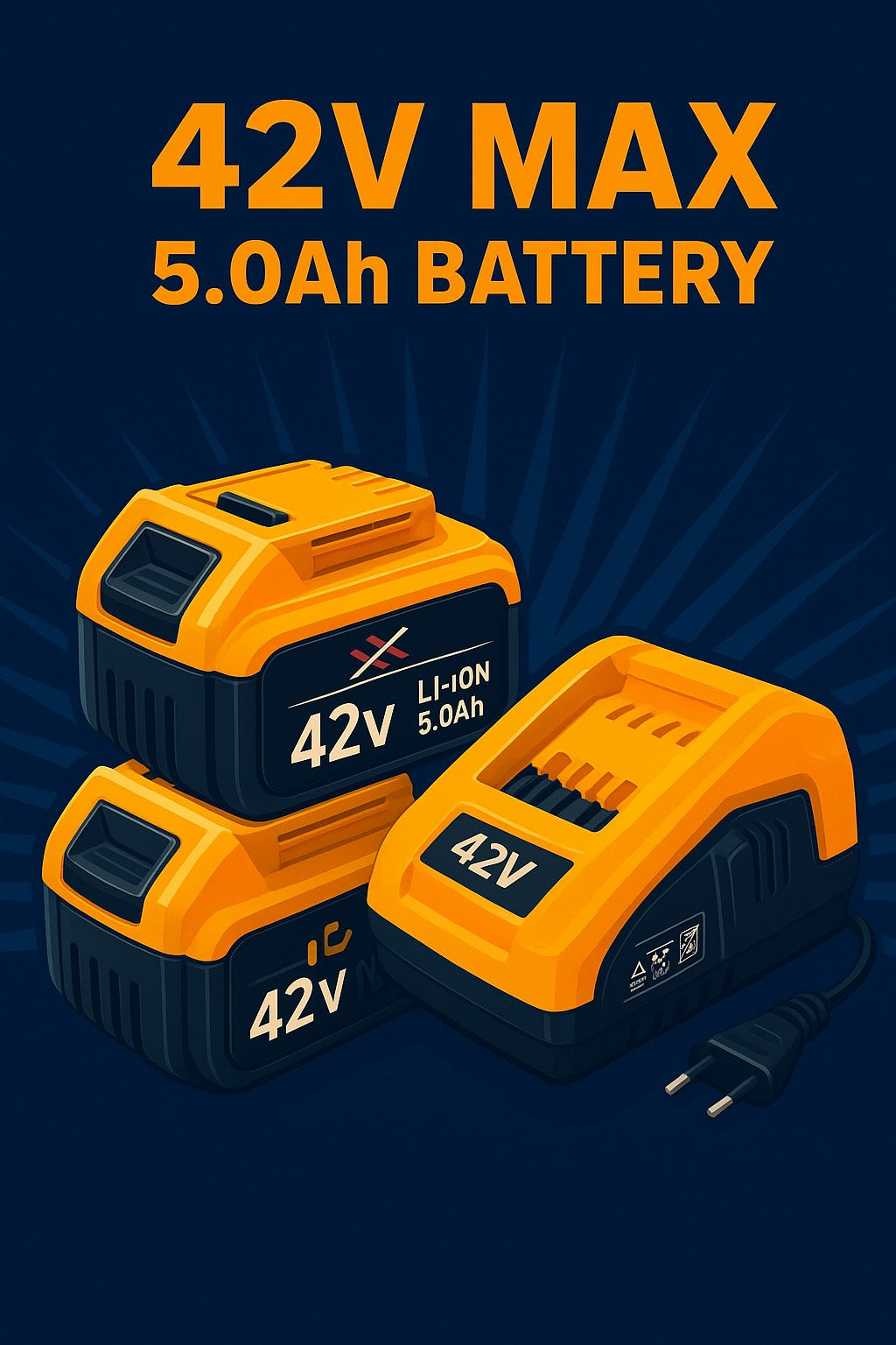 HAMMER TOOLS 4v1 Set - 4x42V Li-Ion