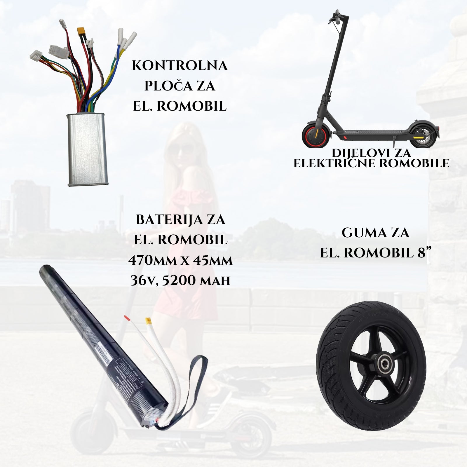 DELI ZA ELEKTRIČNE MOTOCIKLE