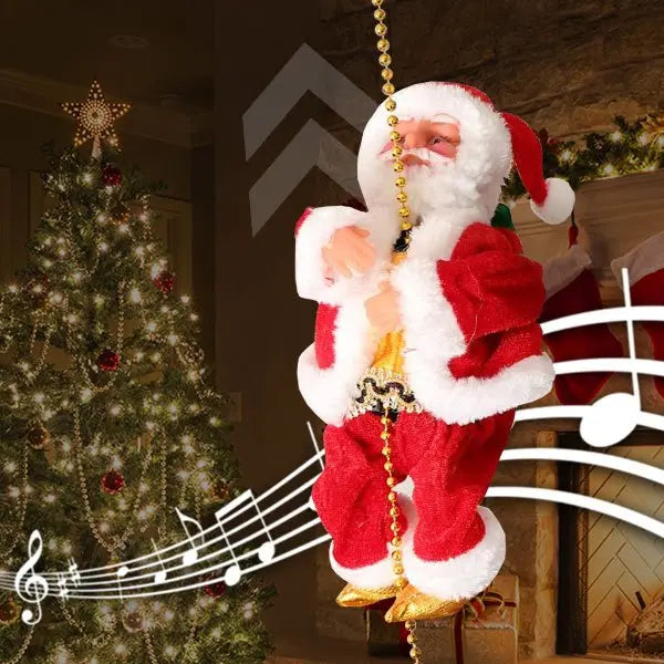 Djed Božićnjak koji se penje po konopu Top Proizvodi