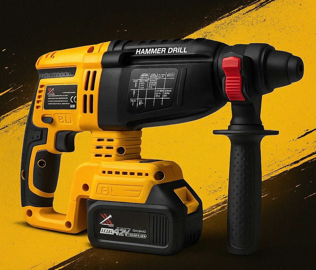 Hammer Tools 4v1 Set - Vrtalnik, Brusilnik, Udarni vrtalnik in Vijačnik