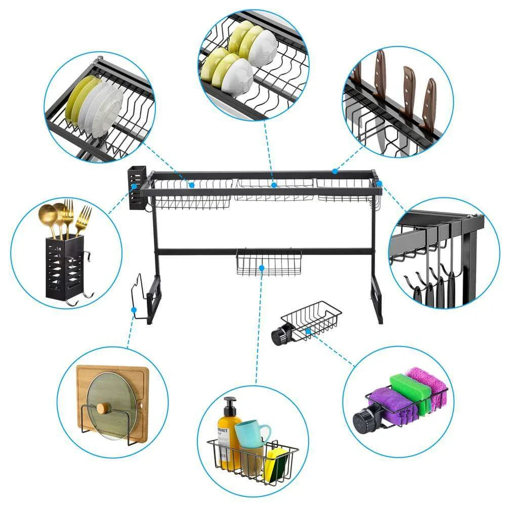 Večnamensko stojalo za posodo - 65 cm / 85 cm
