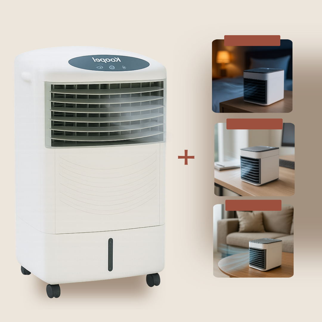 Klimatska naprava Kooper 3v1 70w + 3 mini klimatske naprave GRATIS