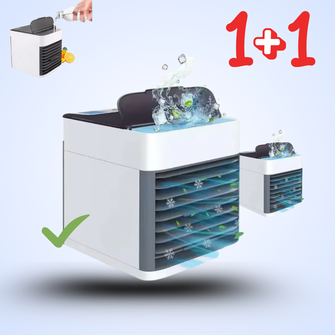 Mini prenosna klimatska naprava 1+1 GRATIS
