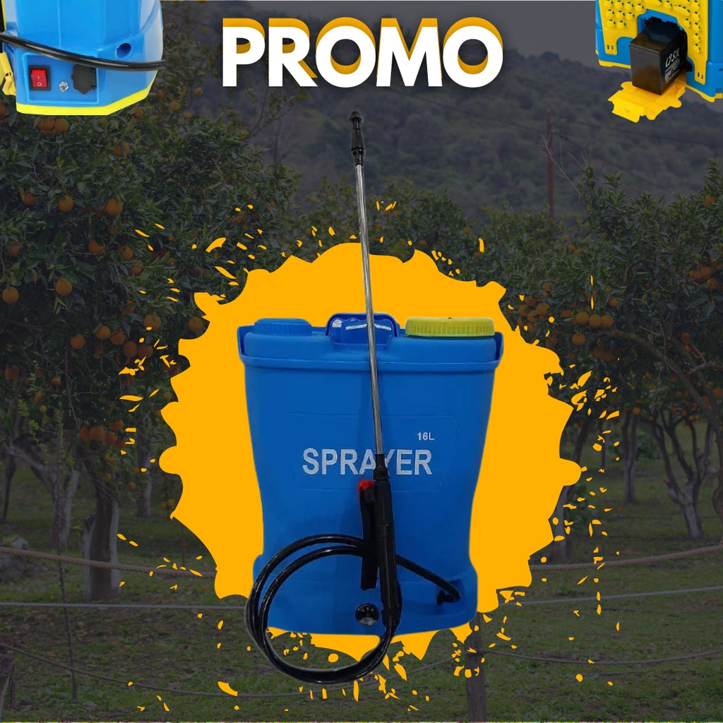 Baterijska nahrbtna škropilnica 16L
