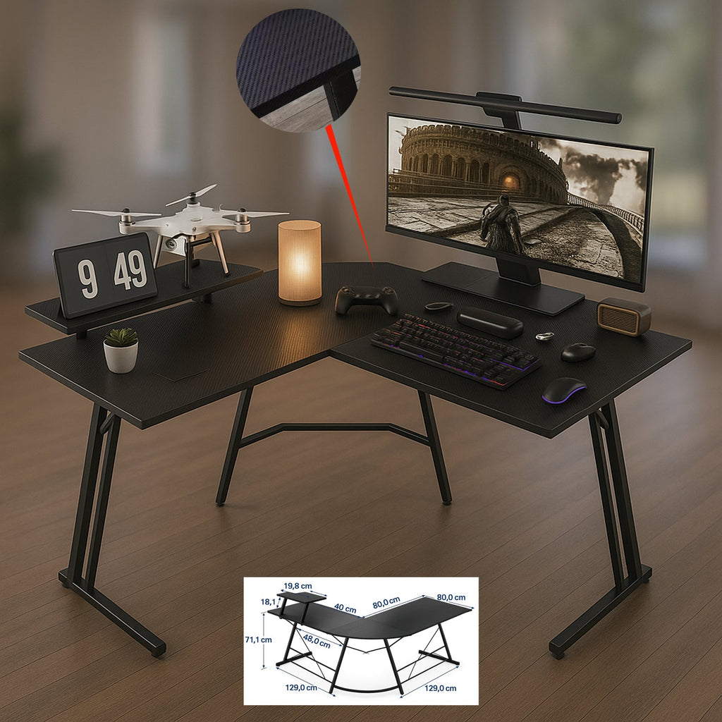 Igralna miza v obliki črke L