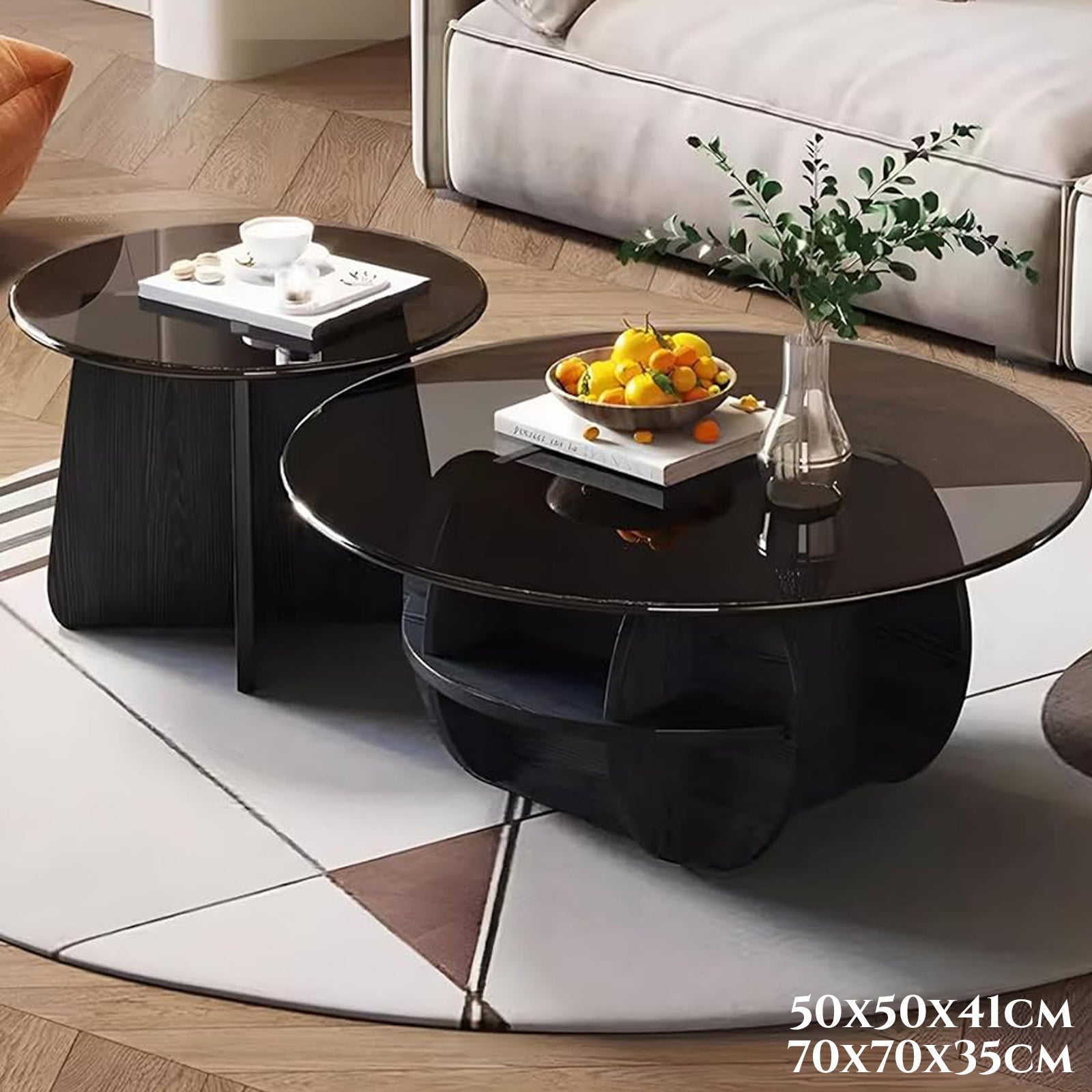 Klubska mizica Black