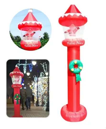 2M NAPIHLJIVA BOŽIČNA LUČKA, KI SE PRIŽGE Z LETEČIM SNEGOM