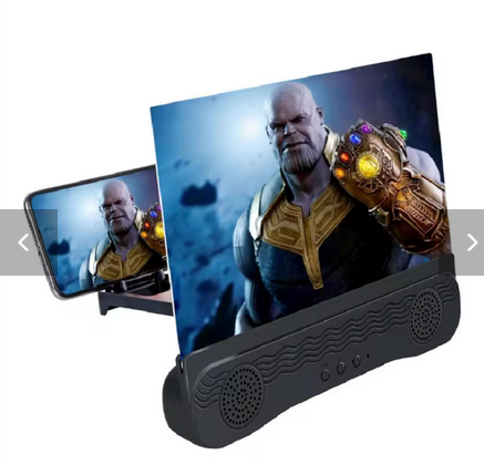 9D CINEMA 3U1 POVEČEVALEC ZA MOBILNI TELEFON, ZVOČNIK IN BREZŽIČNI POLNILEC