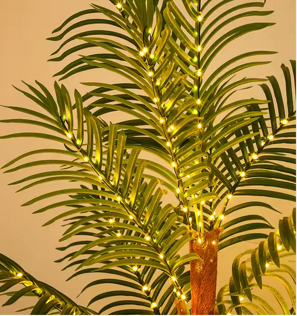 LED OSVETLITEV DEKORATIVNA PALMA S STOJALOM 120CM/150CM/180CM