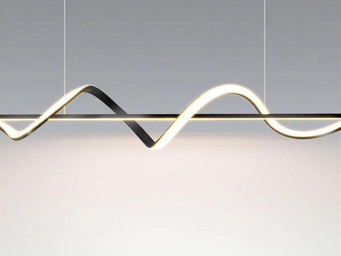 Wave LED viseča svetilka