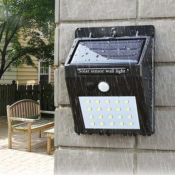 LED solarna svetilka s senzorjem 5 kosov
