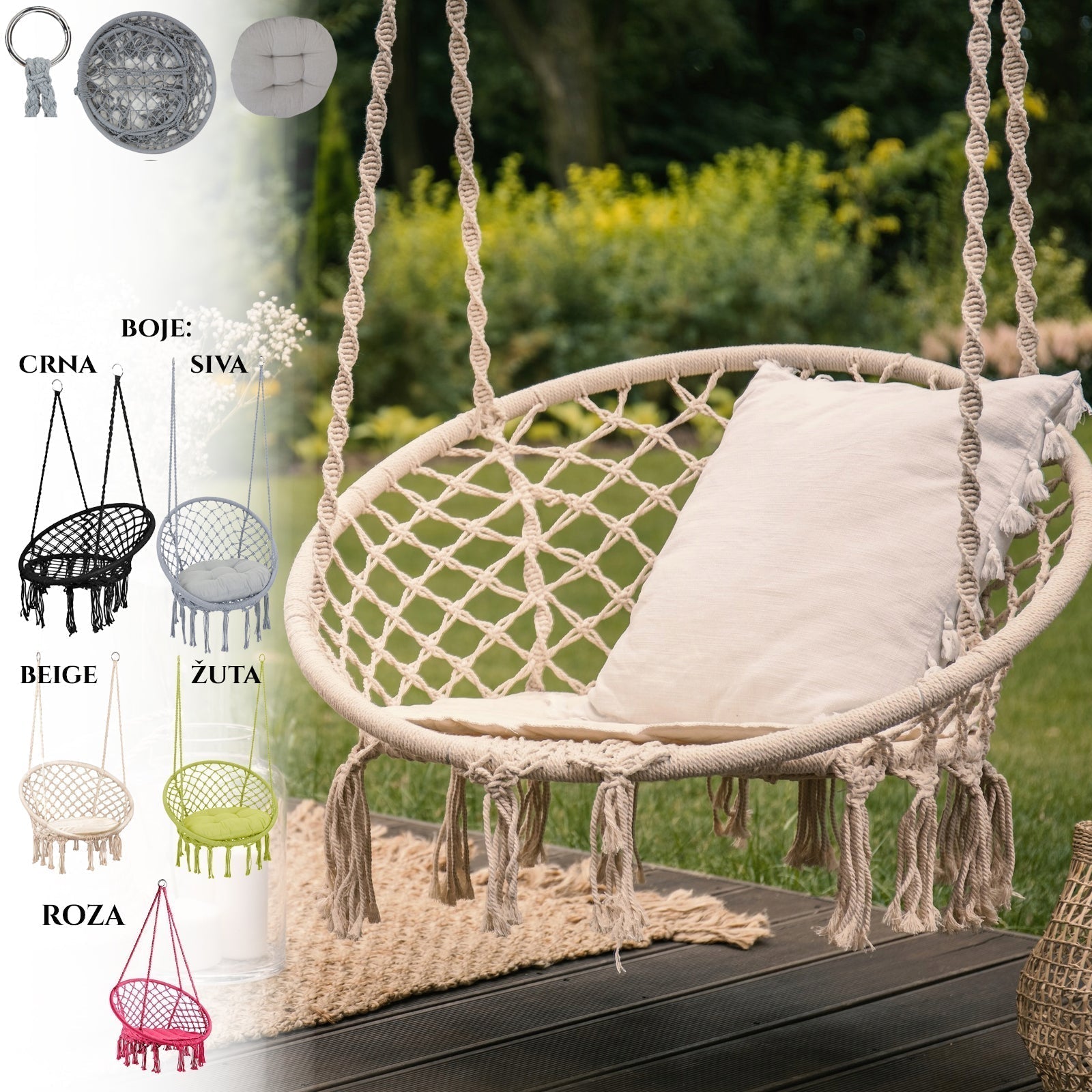 SUPER VISEČA GUGALNICA BAHAMA