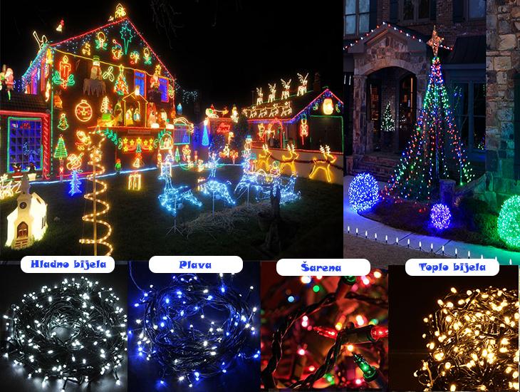 Božične LED lučke in viseče lučke
