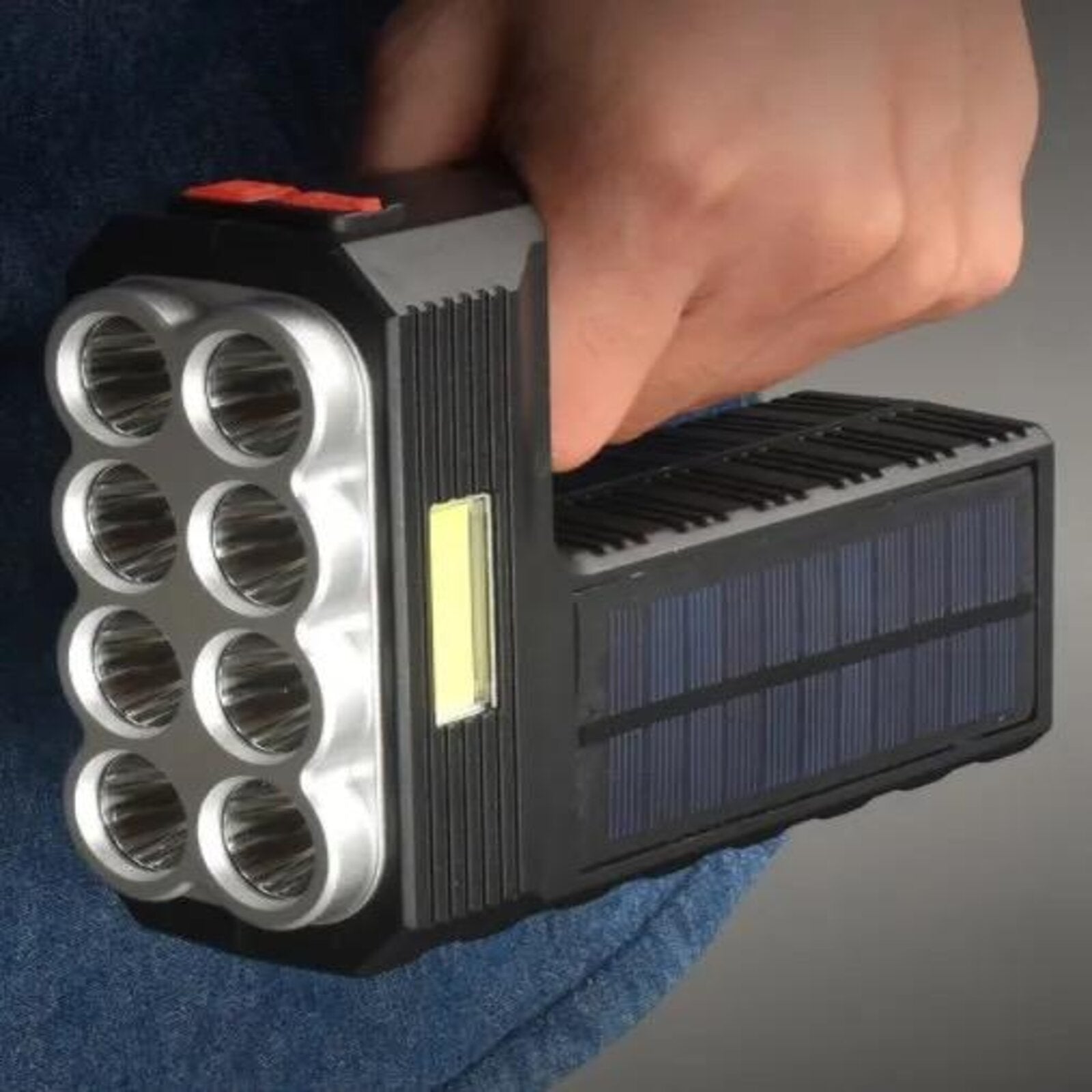 ROČNA SONČNA SVETILKA 2V1