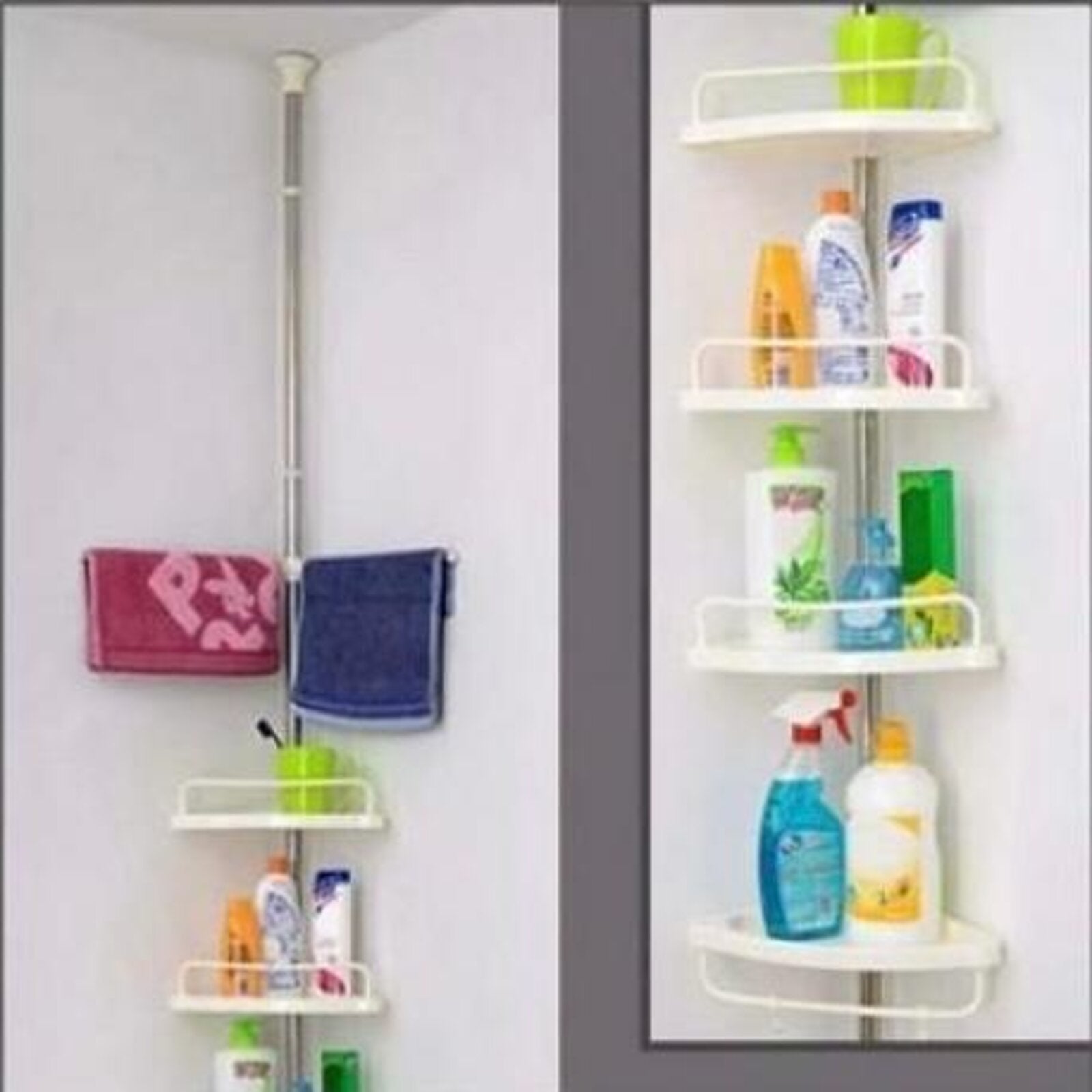 Teleskopska kotna polica