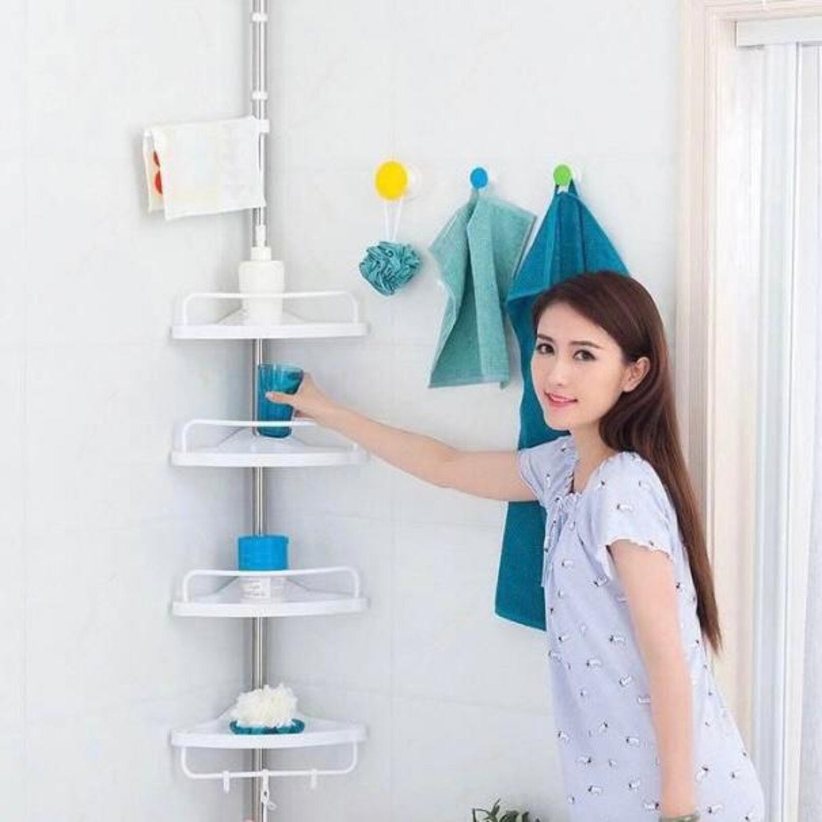 Teleskopska kotna polica