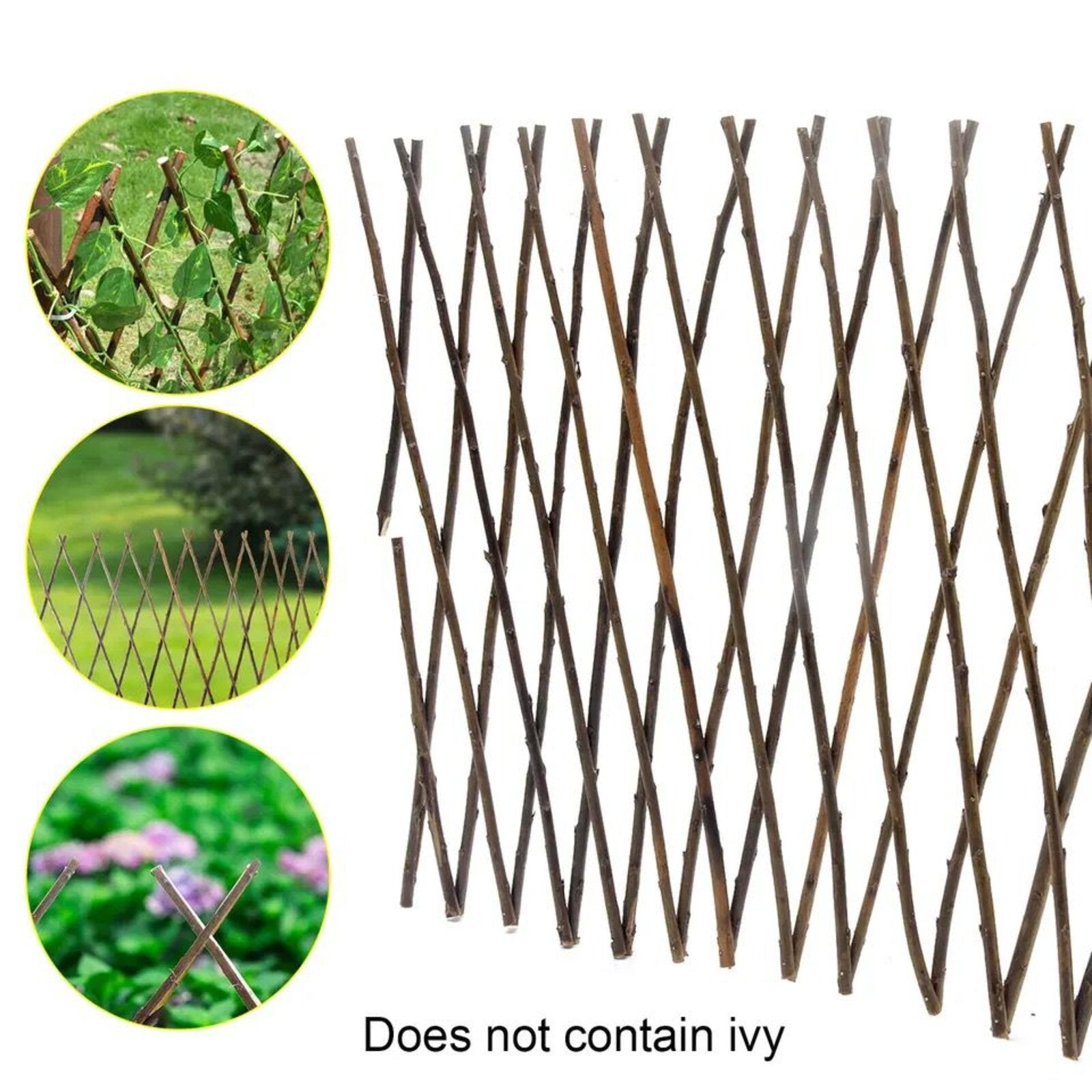 Raztegljiva ograja iz umetnih rastlin Gardenia