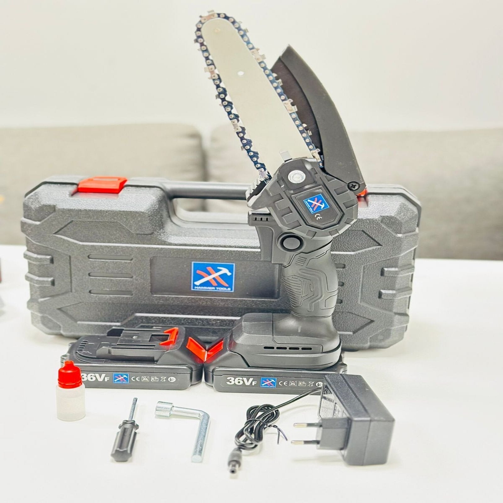 MINI AKUMULATORSKA ŽAGA 6 PALCEV X2 AKUMULATORSKA KLADIVA