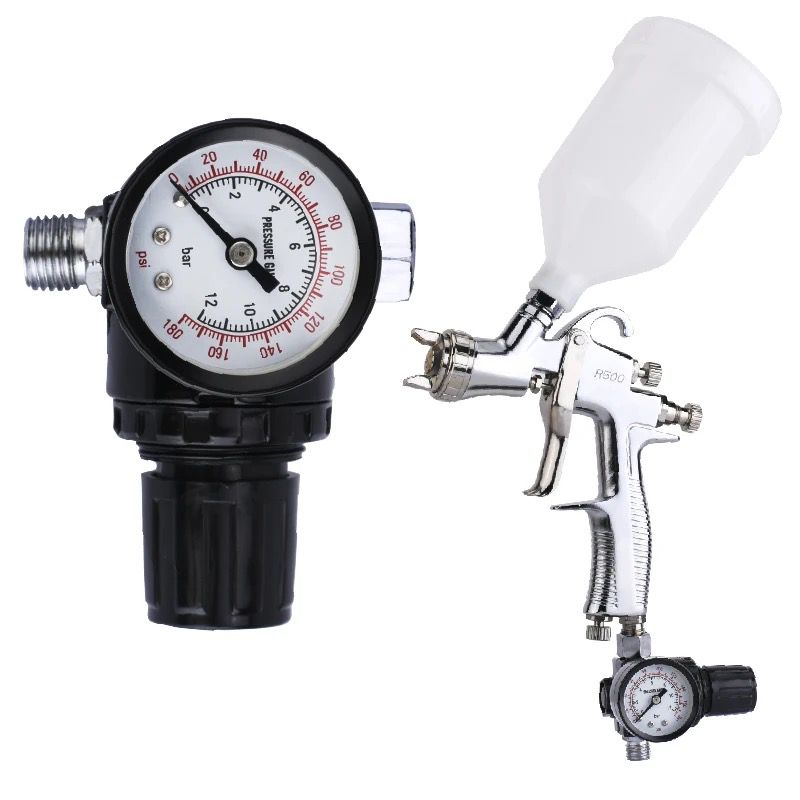 VEČNAMENSKI KOMPLET ZA BARVANJE IN LAKIRANJE 3 ŠOBE - MANOMETER - FILTER