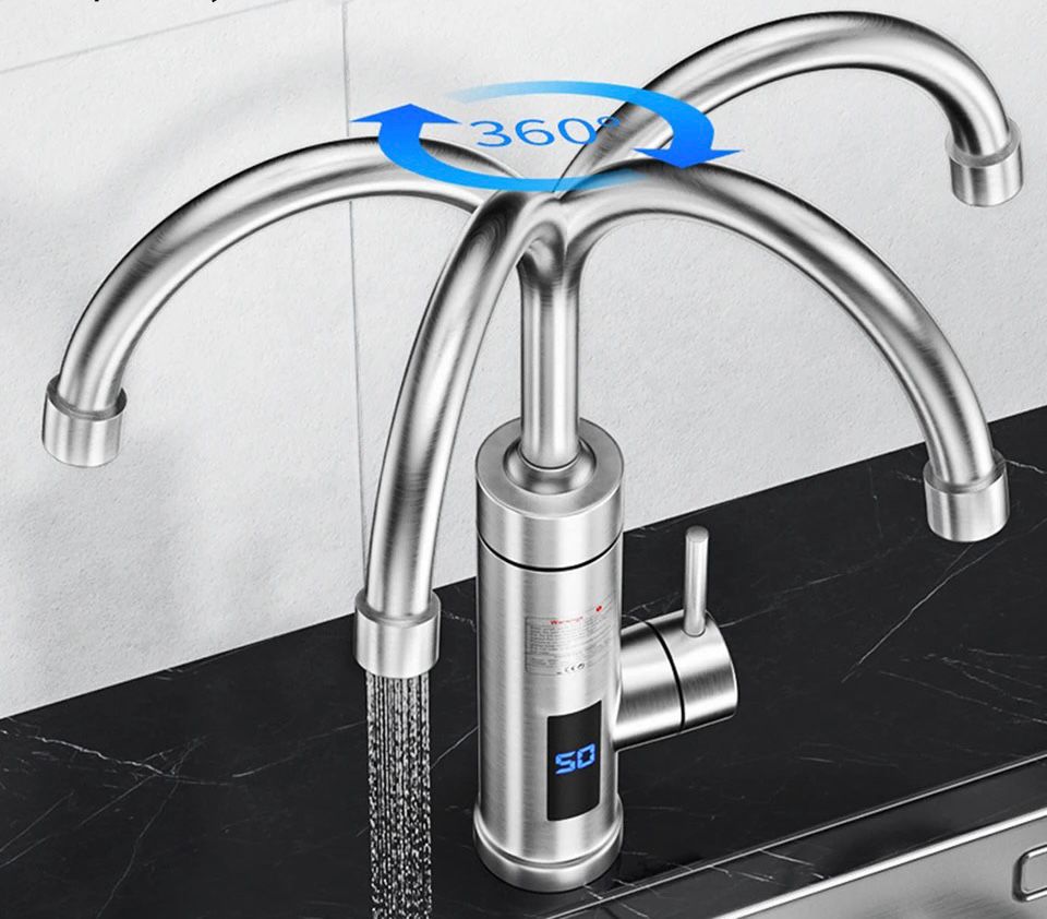 ELEKTRIČNI VENTILATOR Z GRELNIKOM/CEV IZ NERJAVEČEGA JEKLA ZA PORABO