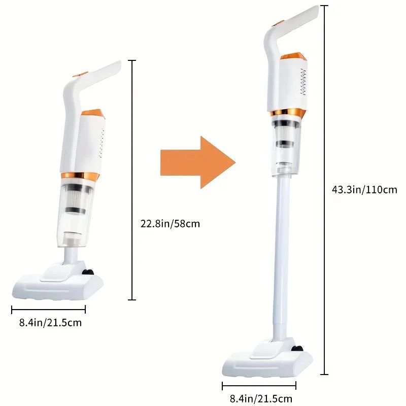 2-v-1 BREZŽIČNI SESALNIK Z VEČ NASTAVKI