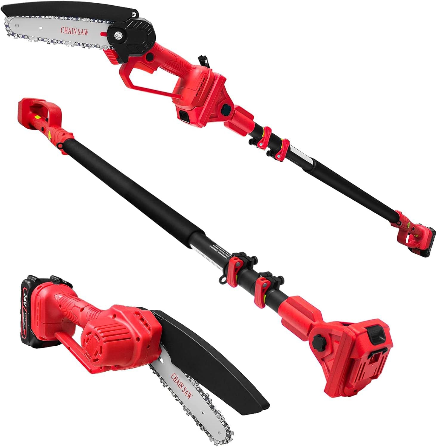 TELESKOPSKI PODALJŠEK ZA AKUMULATORSKO ŽAGO IN AKUMULATORSKE ŠKARJE 2,5 M