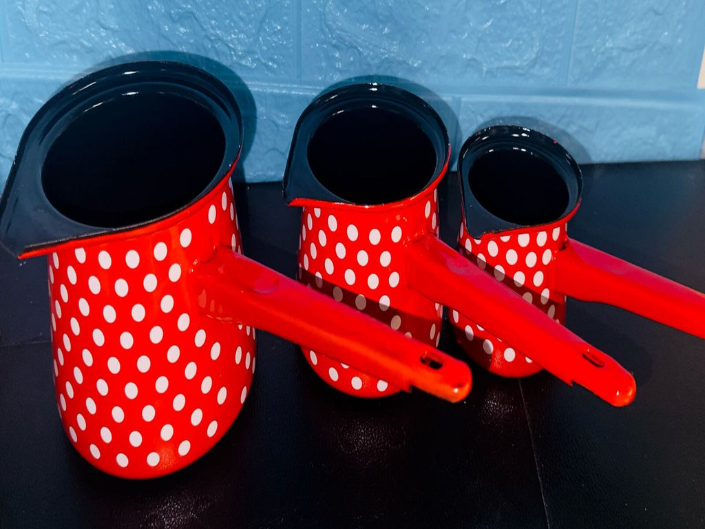 KOMPLET 3 PRIPRAVILNIKOV ZA KAVO IZ INOXA 250/500/700 ML