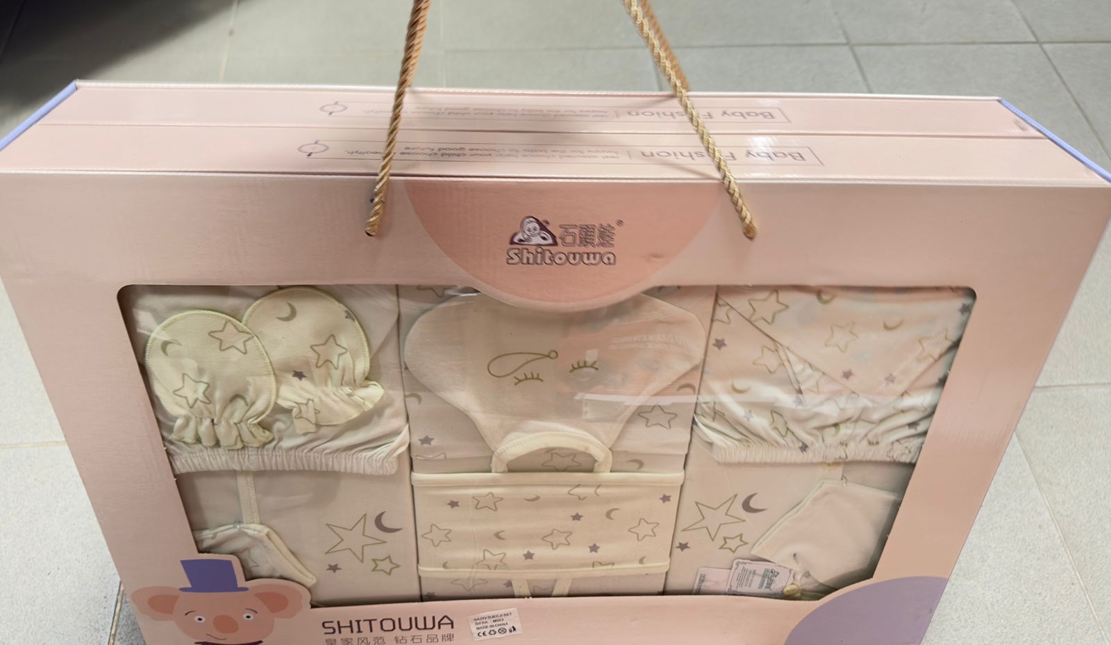 BOMBAŽNI KOMPLET ZA NOVOROJENČKE