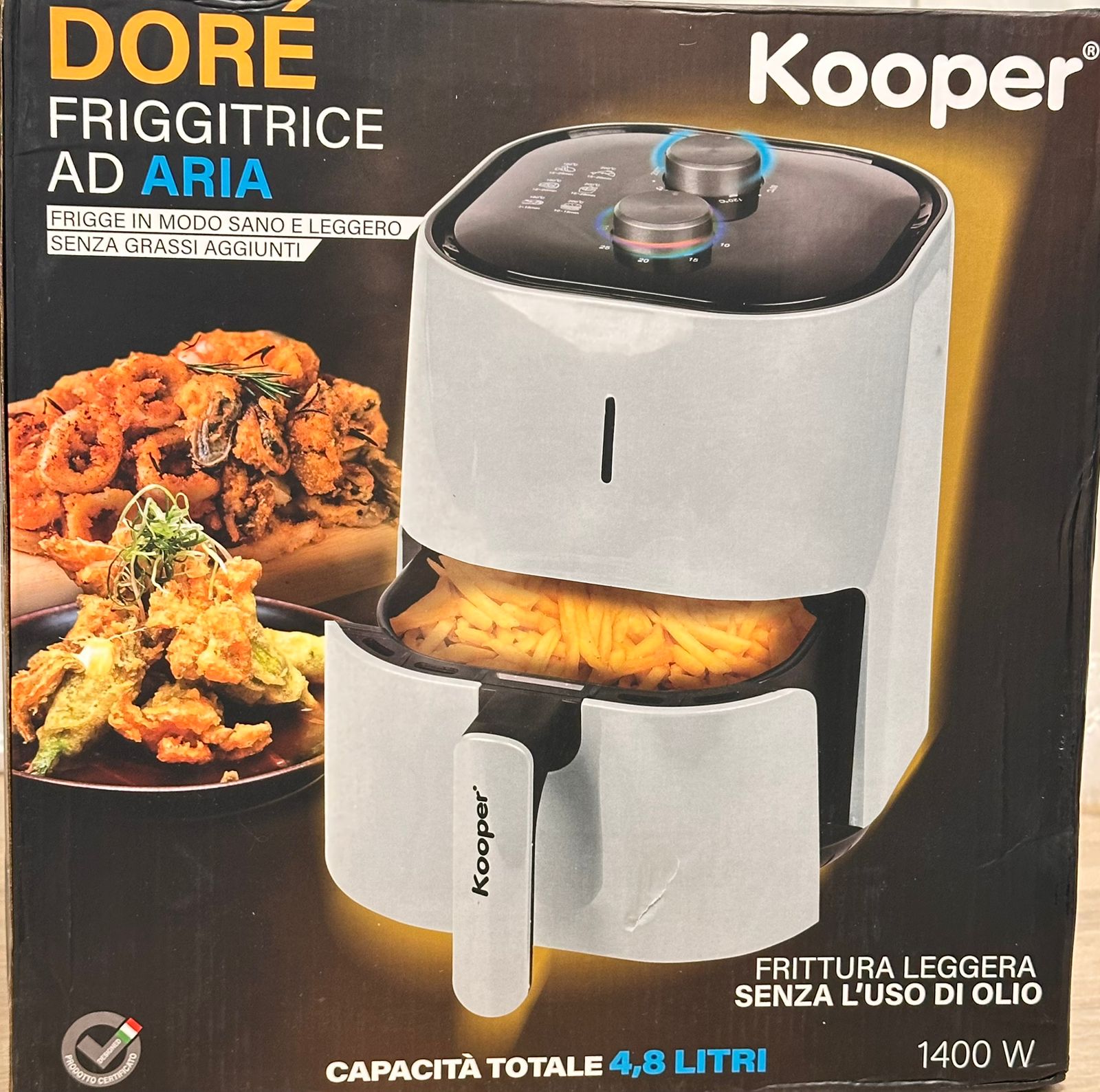 Cvrtnik na vroč zrak Kooper 4,8 l