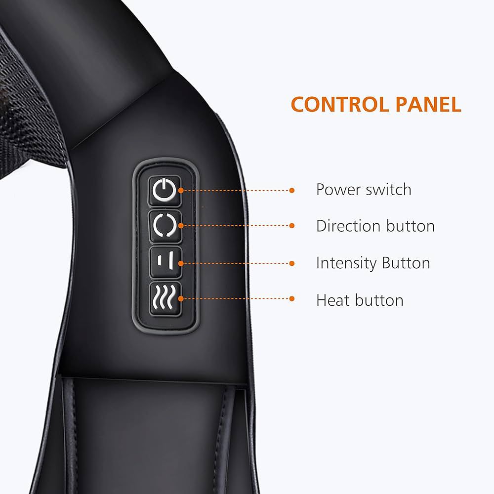 Shiatsu masažer za vrat in celotno telo s funkcijo ogrevanja