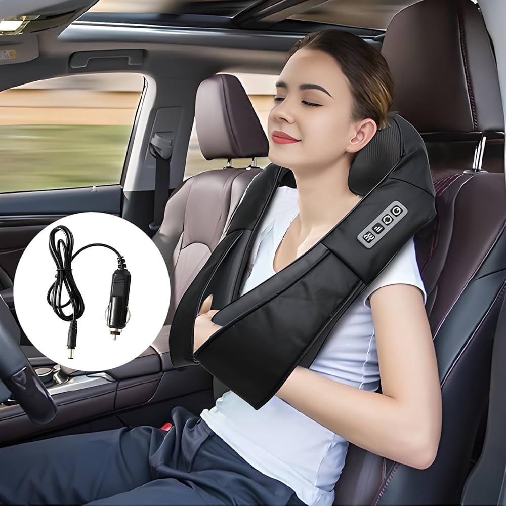 Shiatsu masažer za vrat in celotno telo s funkcijo ogrevanja