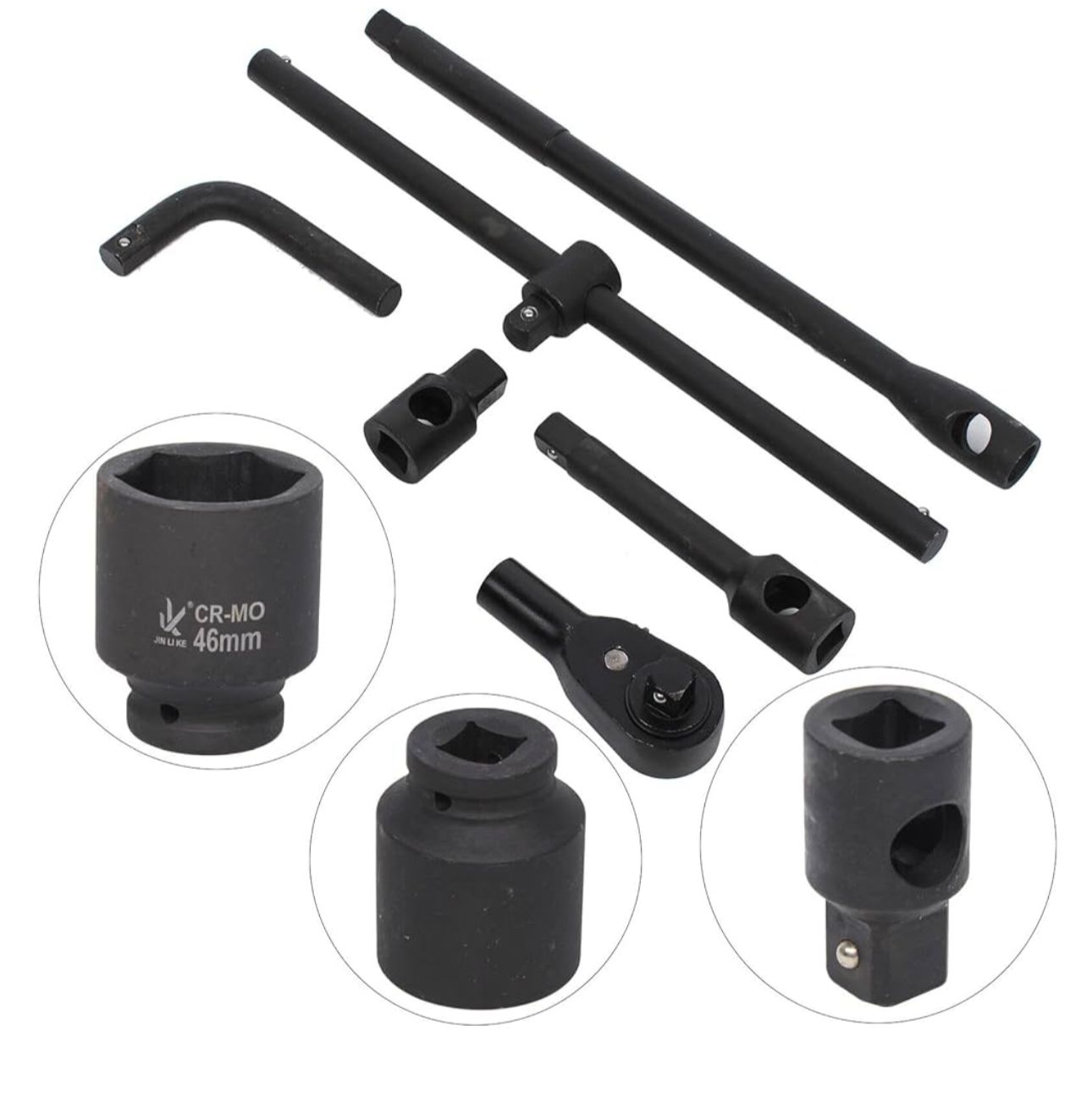 Udarni nasadni ključi 8–32 mm 1/2"