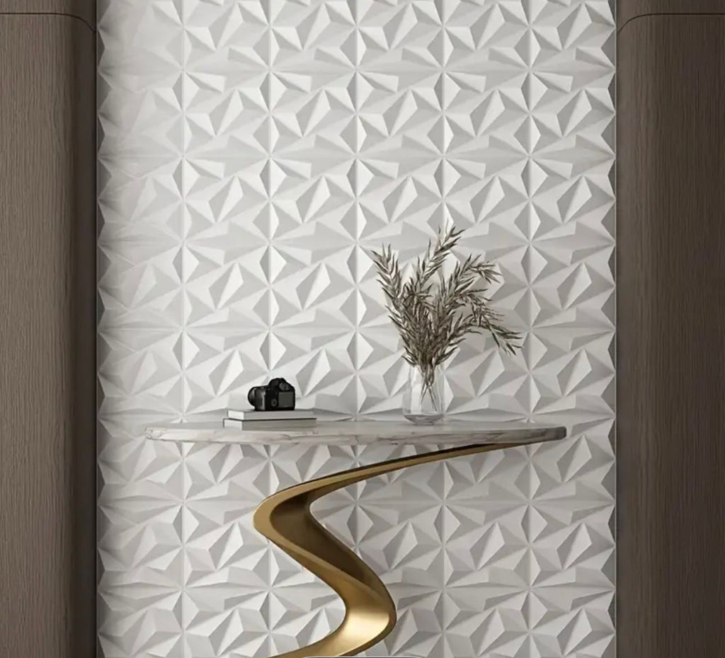 3D stenski paneli – geometrijski dizajn – 10 kosov