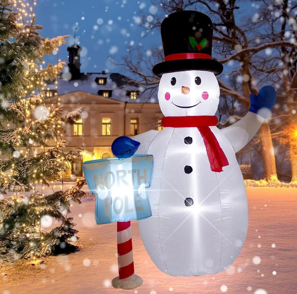 Velik napihljiv snežak - 240 cm