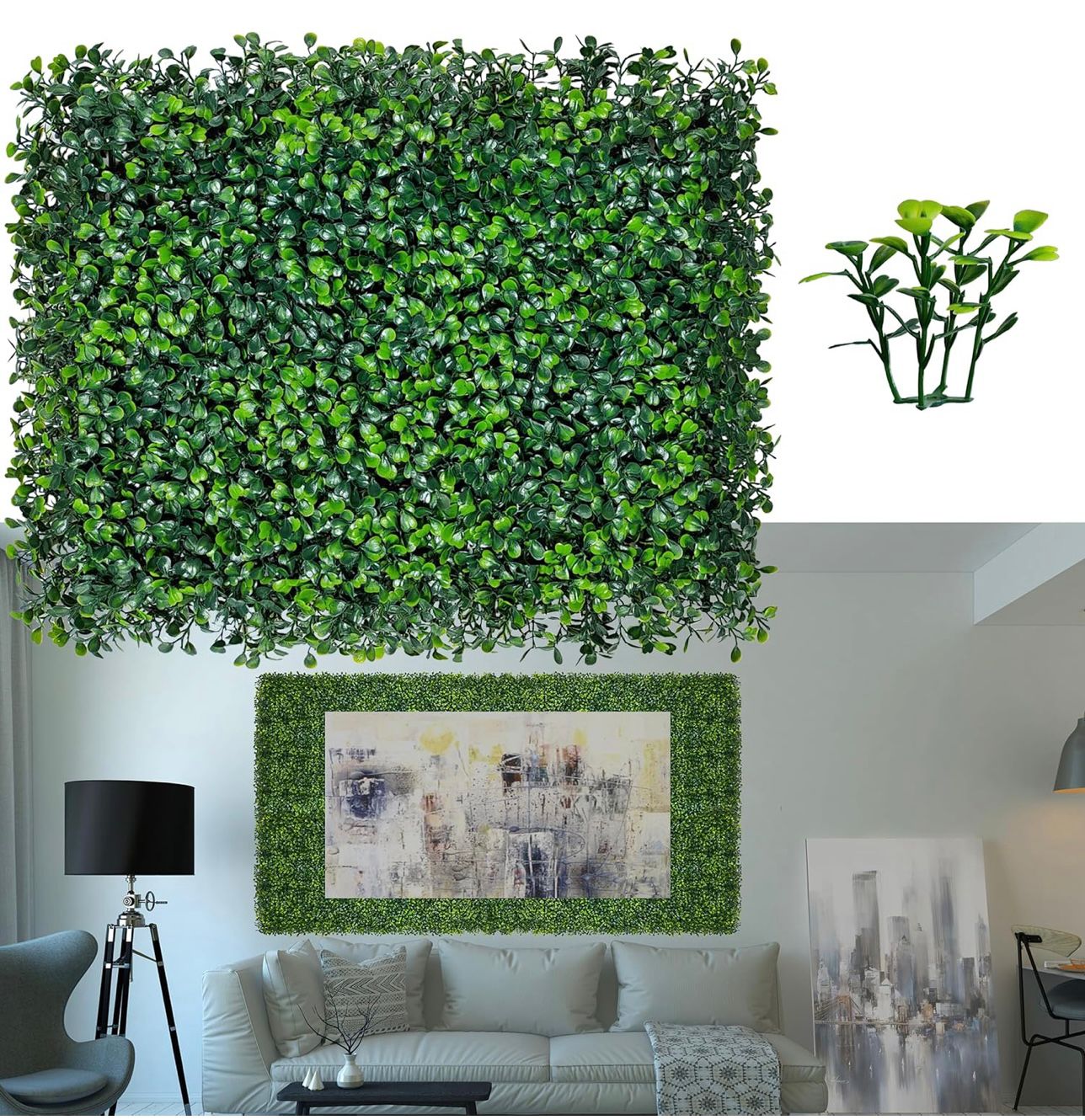 Premium umetna ograja Green