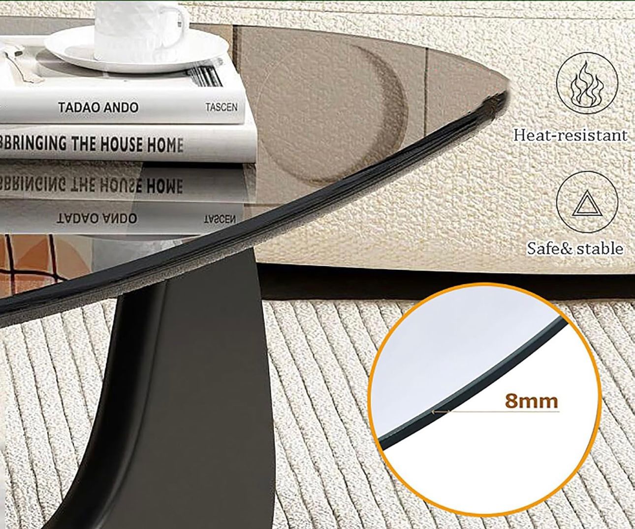 Asimetrična klubska mizica