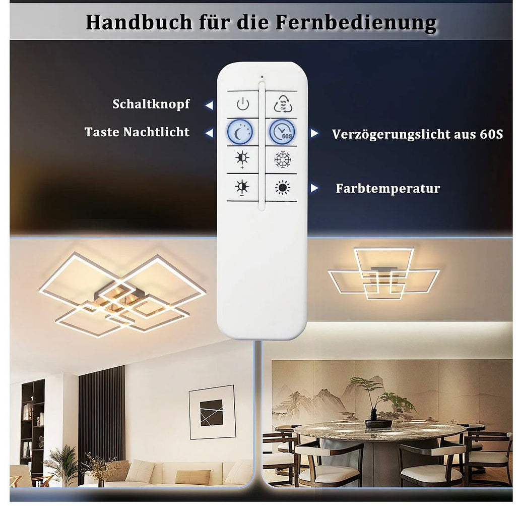 Moderen LED stropni panel - 60W (60×60 cm)