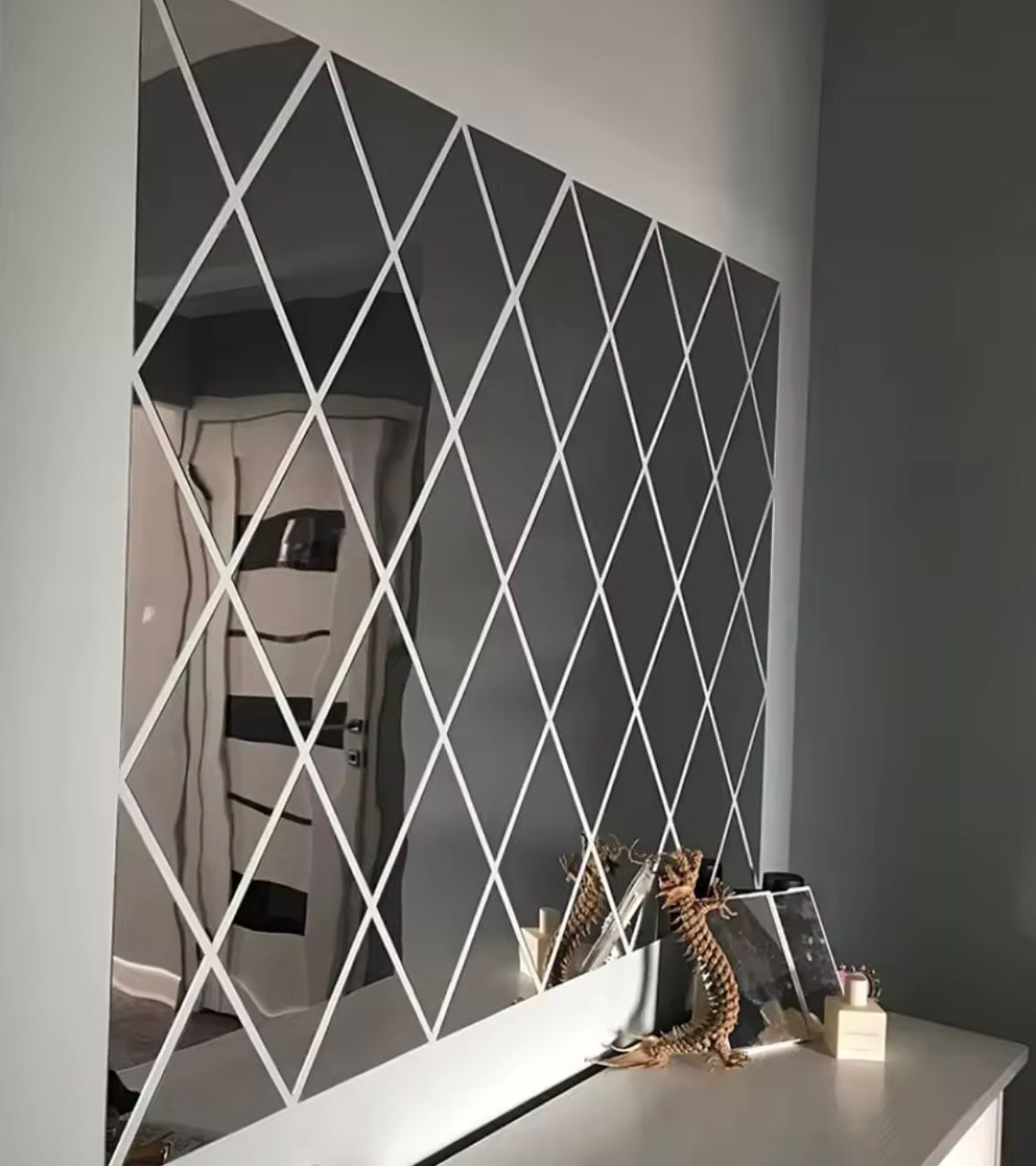 Dekorativne stenske zrcalne ploščice