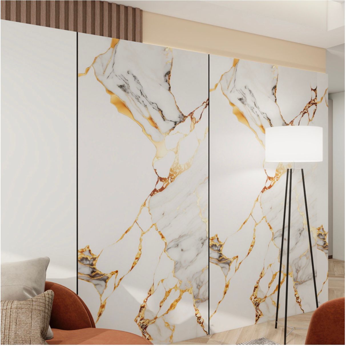 Dekorativna plošča - Gold mramor