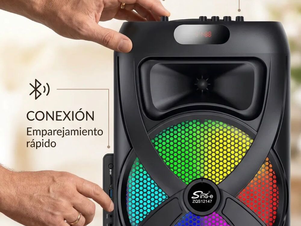 SuperBass 6000W Party zvočnik